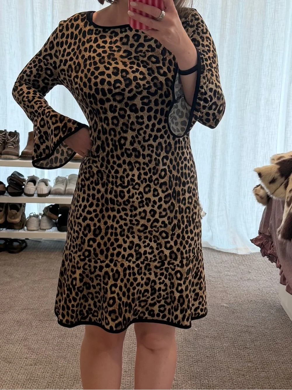Michael Kors Leopard Print Dress Size XS